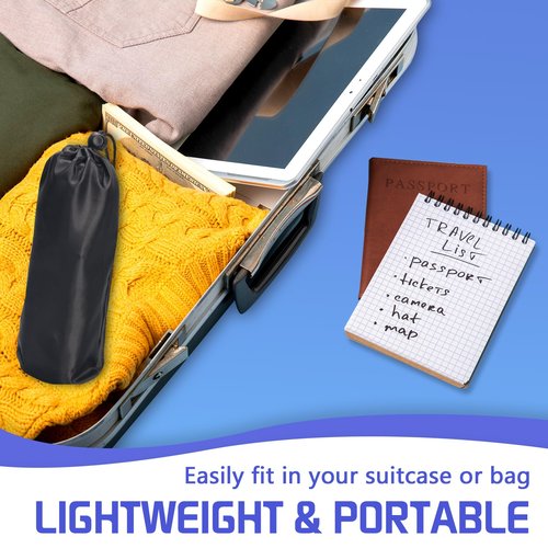 2-Pack Airplane Foot Hammock for Plane Travel - Travel Essentials Length Adjustable Airplane Foot Rest - Long Flight Must Haves