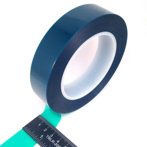 5 Roll High Temp Masking Tape Kit for Powder Coating, Painting, Hydrodip, Sublimation - Green Polyester 1/4", 3/8", 1/2", 3/4" & 1"