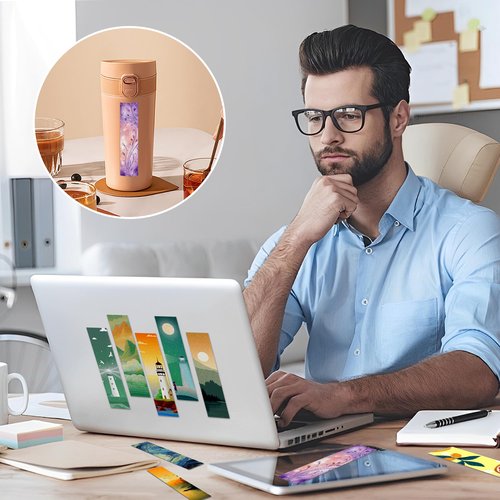 120PCS Calm Strips Sensory Stickers Anxiety Relief Items Textured Stickers Classroom Fidgets Teen Adult Relieve Stress Mental Health Strips (Combination)