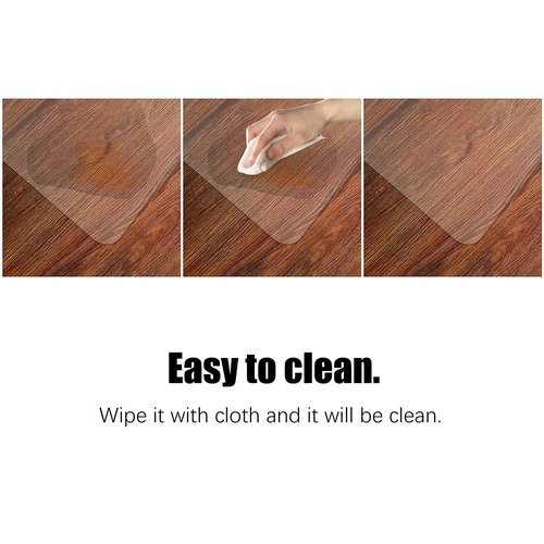 Azadx Chair Mat for Hardwood Floor 36" x 48" Office Chair Mat for Hardwood Floors 2mm PVC Slip Resistant Heavy Duty Floor Protector Computer&Desk Chair Mats for Rolling Chairs