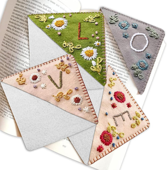 Skiennix Personalized Custom Bookmark - Unique Hand Embroidered Gift for Book Lovers | Winter-S