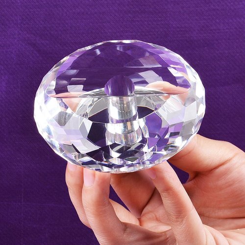 LONGWIN Crystal Fountain Pen & Pencil Holder Office Supplies Desktop Organizer Desk Decoration Christmas Gift Idea