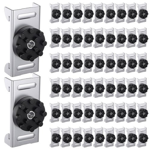 Zonon 100 Pack Soundproofing Sound Isolation Clips Resilient Channel Mounting Clip Reduces Noise from Noisy Neighbors for Apartment Recording Studio Sound Proofing for Walls and Ceilings