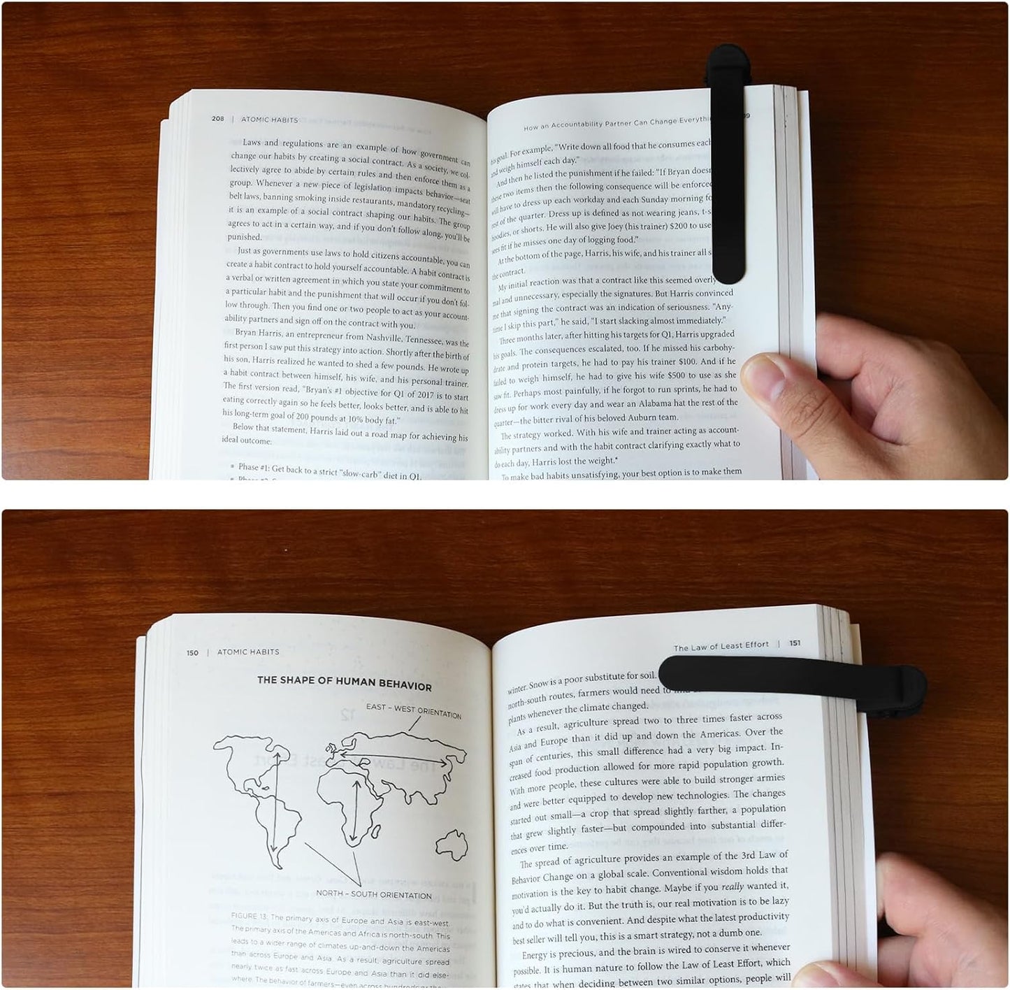 SMUK Automatic Silicone Bookmarks - 3pcs Cute & Unique Reading Accessories for Book Lovers