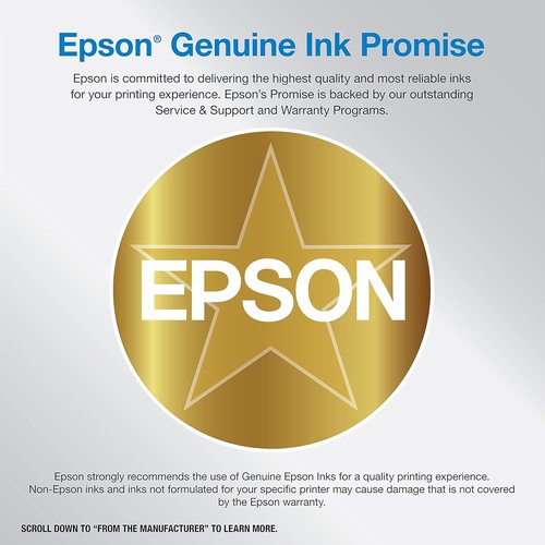 Epson EcoTank Photo ET-8500 Wireless All-in-One Printer - Color Touchscreen, Scanner & Copier - White