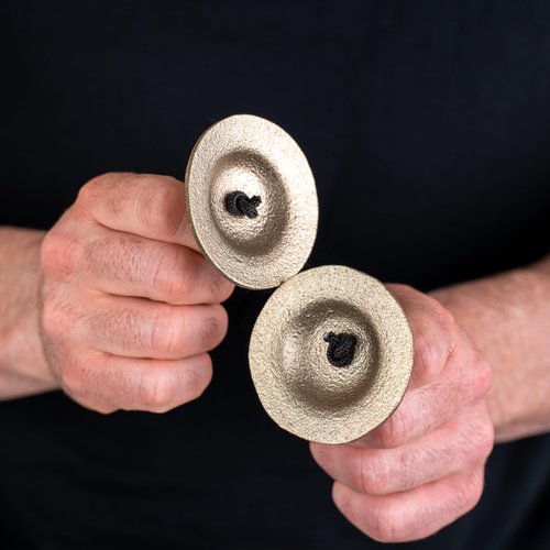 TreeWorks Chimes TRE-FC02 Made in USA Single Pair of Symphonic Quality Finger Cymbals (VIDEO)