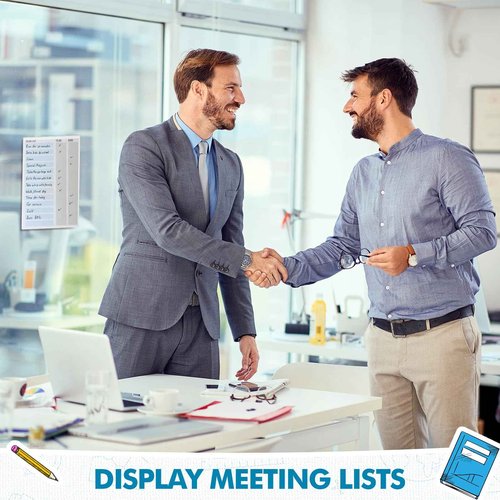Outus Self Adhesive Shop Ticket Holders Clear Plastic Sleeves Adhesive Pockets Work Order Job Ticket Holders for Home Office Posting Signs(5 x 8 Inch,200 Pcs)