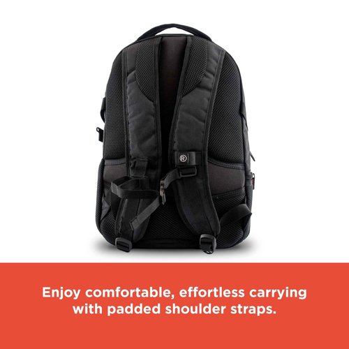 RadioShack All-Purpose 15.6" Laptop Backpack, Men's and Women's Backpack with Secure Laptop Compartment Provides Easy Organization and Transportation for Laptops up to 15.6", Tablets, and More