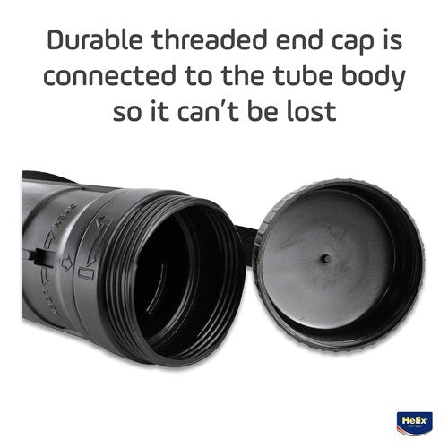 Helix - Large Expanding Document Tube - Water and Light Resistant - 3in Diameter - 24-40 Inches Extendable Length