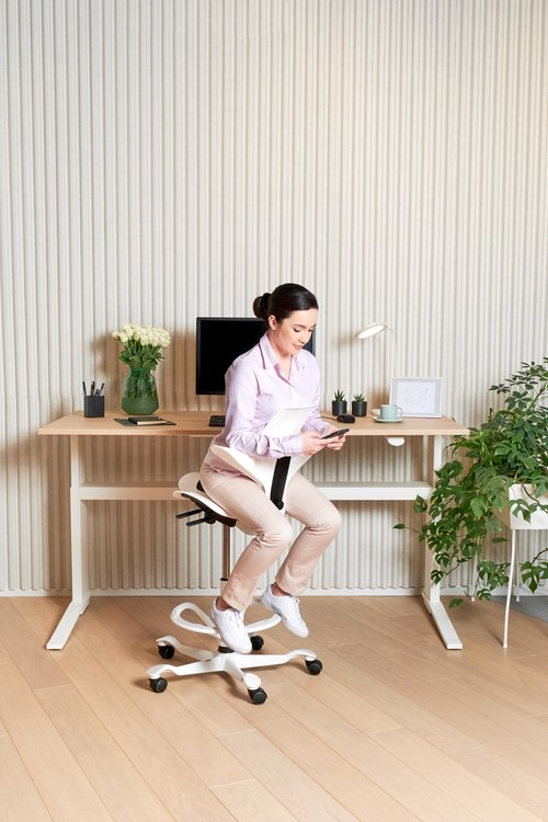 HAG Capisco White Footring for Capisco Chairs - Footring Only - Chair Sold Separately (White)