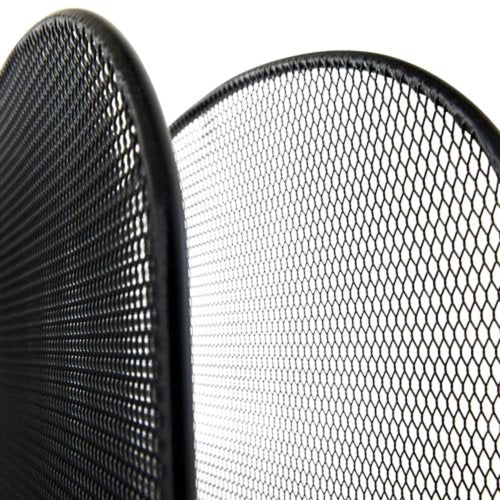 Safco Onyx Desk Organizer, 8 Side by Side Vertical Compartments, Office and Classroom Mailbox , Paper and Mail Sorter, Steel Mesh, Black