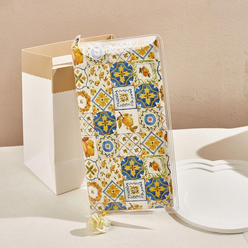 Planner Cover Protector. PVC Clear Plastic Book Cover, Clear Cover for Weekly Accessories.Water-Repellent Book Covers 7.68 x 3.8 inches