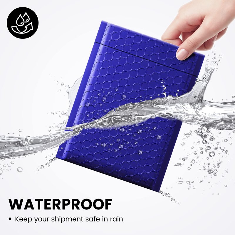 Fuxury 500 Pack Royal Blue Bubble Mailers 6x10 Inch, Small Bubble Shipping Envelopes#0 Thick Bubble Padded Mailer Strong Adhesion Padded Envelopes for Mailing Jewelry,Makeup