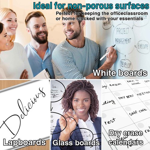 ARLTR Dry Erase Markers Bulk, 200 Pack Black Whiteboard Markers with Fine Tip, Low Odor Dry Erase Markers for School Office Home …