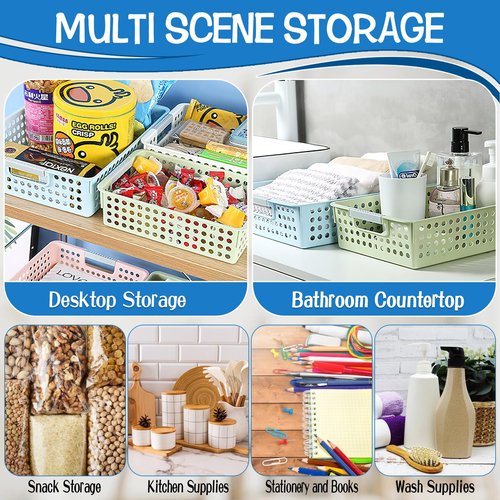 4 Piece Storage Basket Classroom Organization Storage Paper Tray Holds 4A Paper Trays for Classroom Home Handicrafts Storage Library Drawers Office Arts Crafts Supplies