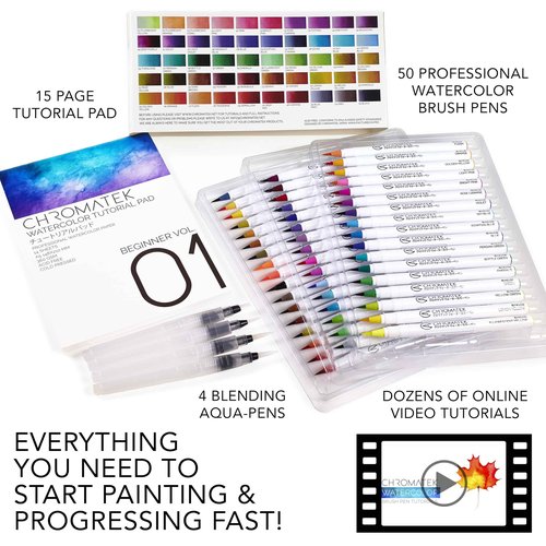 CHROMATEK Watercolor 54 + 21