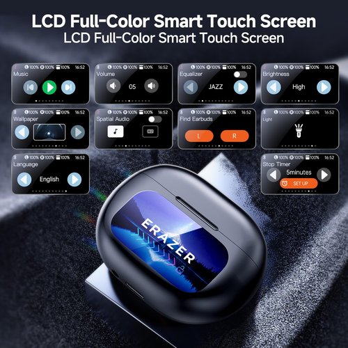 NAGFAK ERAZER XP12 Translation Earbuds Real Time, 3-in-1 Translator Earbuds in 135 Languages & Accents with APP Bluetooth 5.6 Translation Device for Travel Business Learning