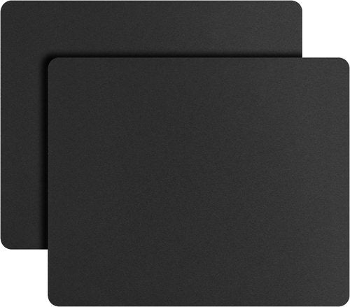 Premium Mouse Pad | Non-Slip Rubber Base for Office & Home - 12.6x10.8 Inches, Black (2 Pack)