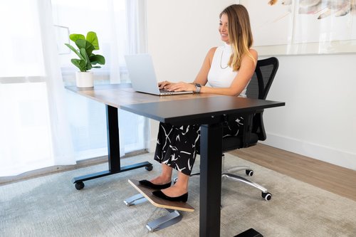 Footrest by Hopper – Rock, Bounce & Move While You Sit | Under Desk Foot Rest for Comfort, Ergonomics, Focus & Fidgeting | Great for Office, Home & Gaming