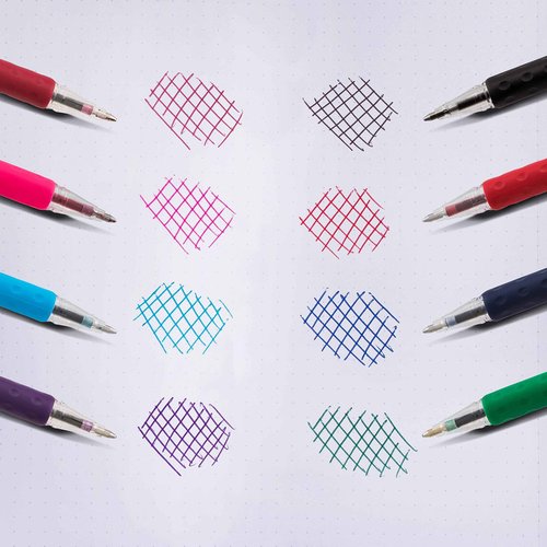 Pentel RSVP Ballpoint Pen, (0.7mm) Fine Line, Blue Ink, 72pk Canister (BK90PC72C)