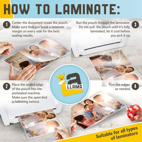 Matte Thermal Laminating Pouches 9 x 11.5 Inches, 3 Mil Thick, 30 Pack, Letter Size Laminating Sheets 8.5 x 11