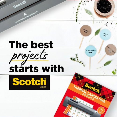 Scotch Thermal Laminating Pouches, 8.9 x 14.4-Inches, Legal Size, 20-Pack (TP3855-20)
