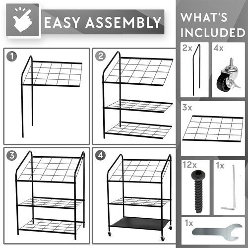 ElegLuxe Blueprint Holder Storage Organizer - Blueprint Storage Rack with 20 Compartments - Blue Print Storage Organizer for Posters, Maps, Papers