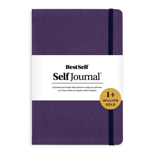 BestSelf 13-Week Self Journal & Goal Planner – Undated Daily ADHD-Friendly Journal for Men & Women | Productivity, Gratitude, Reflection & Habit Tracker | 2025 Life Organizer with Prompts, Distance Navy