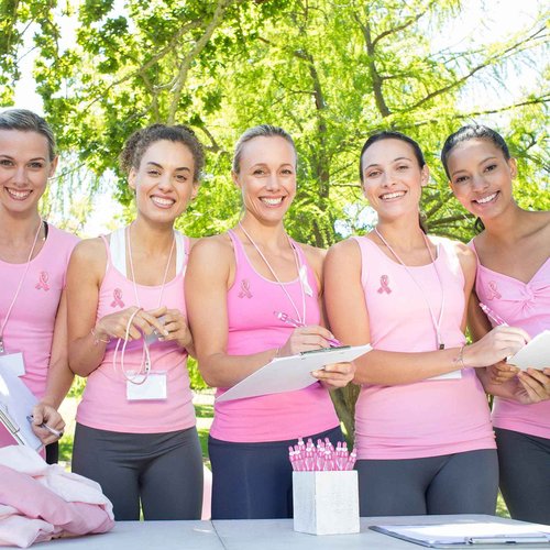 Ferreve 192 pcs Breast Cancer Awareness Items Bulk Pink Cancer Patients Survivor Gifts Include Pink Ribbon Pens Pins Bracelets Organza Bags Cancer Survivor Campaign Supplies for Theme Charity Event