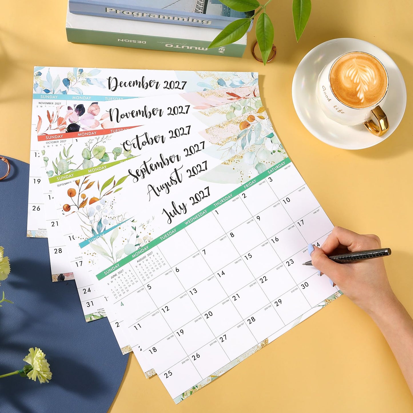 2026-2027 Magnetic Calendar - 2026-2027 Calendar, Magnetic Calendars for Fridge from Jul.2026 - Dec.2027, 8''x10'', Fridge Calendars for Refrigerator, Easy Organizing