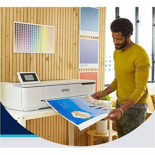Epson SureColor T2170 24-Inch Desktop Wireless Poster CAD Plotter Printer | PrecisionCore Printhead | All-Pigment Durable Inks