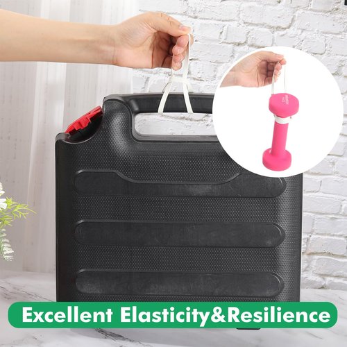 Nuanchu 220 Pcs Rubber Bands 5.9" x 0.24" Size #69 Large White Multipurpose Rubber bands Big Heavy Duty Elastic Band for Office Home Supplies File Folders Litter Box