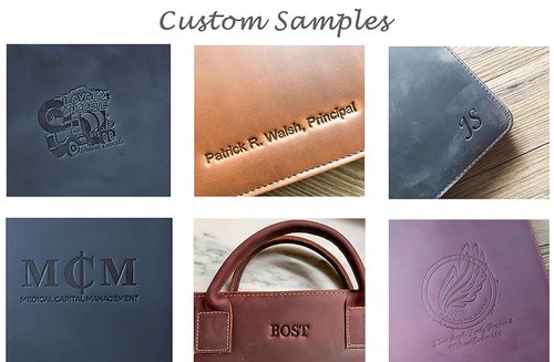 Gvalant Genuine Leather Portfolio, Zippered Padfolio for Men, Leather Binder for Letter Size Notepad, Portfolio for Women, Business Organizer A4 Document Bag