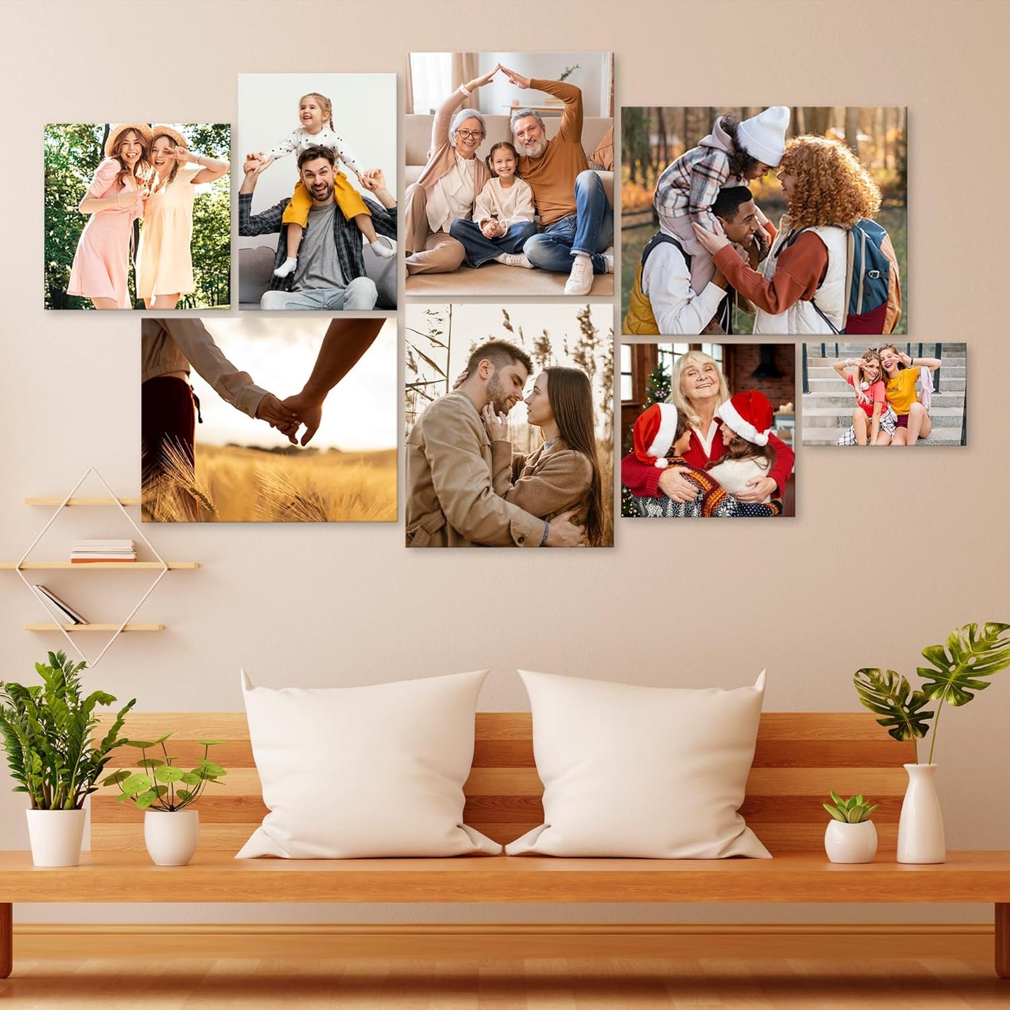 Cara Nonna Custom Canvas Prints - Personalized Photo Wall Art | Framed 11x14 for Home Decor