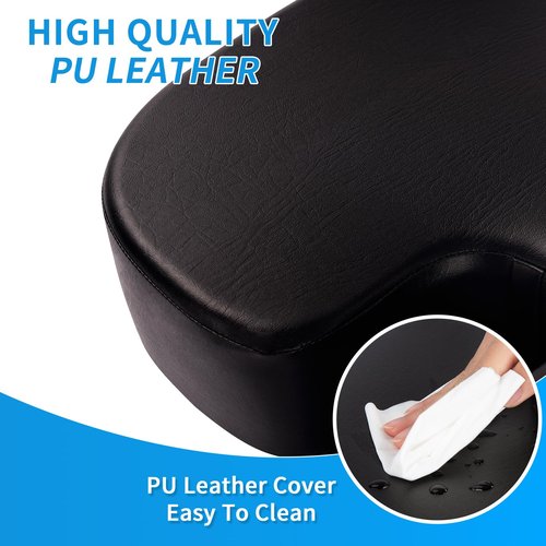 Aulase Luxury Seat Cushion, 3 Inch Thick Memory Foam for Pressure Relief, Sciatica, Tailbone Pain & Back Pain Relief, Multi-Use for Bleachers, Car, Gaming, Office Chair