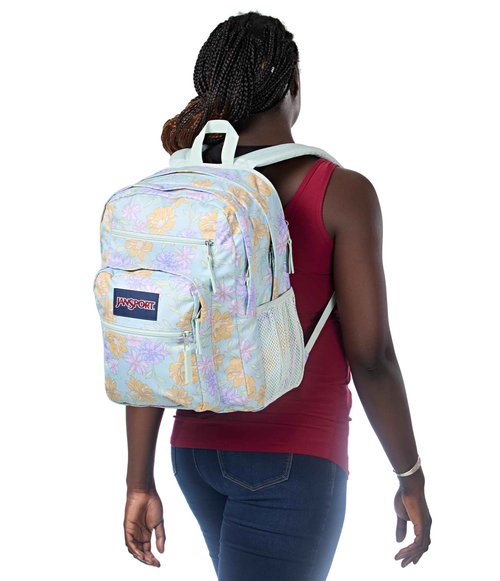 JanSport Laptop Backpack - Computer Bag with 2 Compartments, Ergonomic Shoulder Straps, 15” Laptop Sleeve, Haul Handle - Faded Floral Fresh Mint