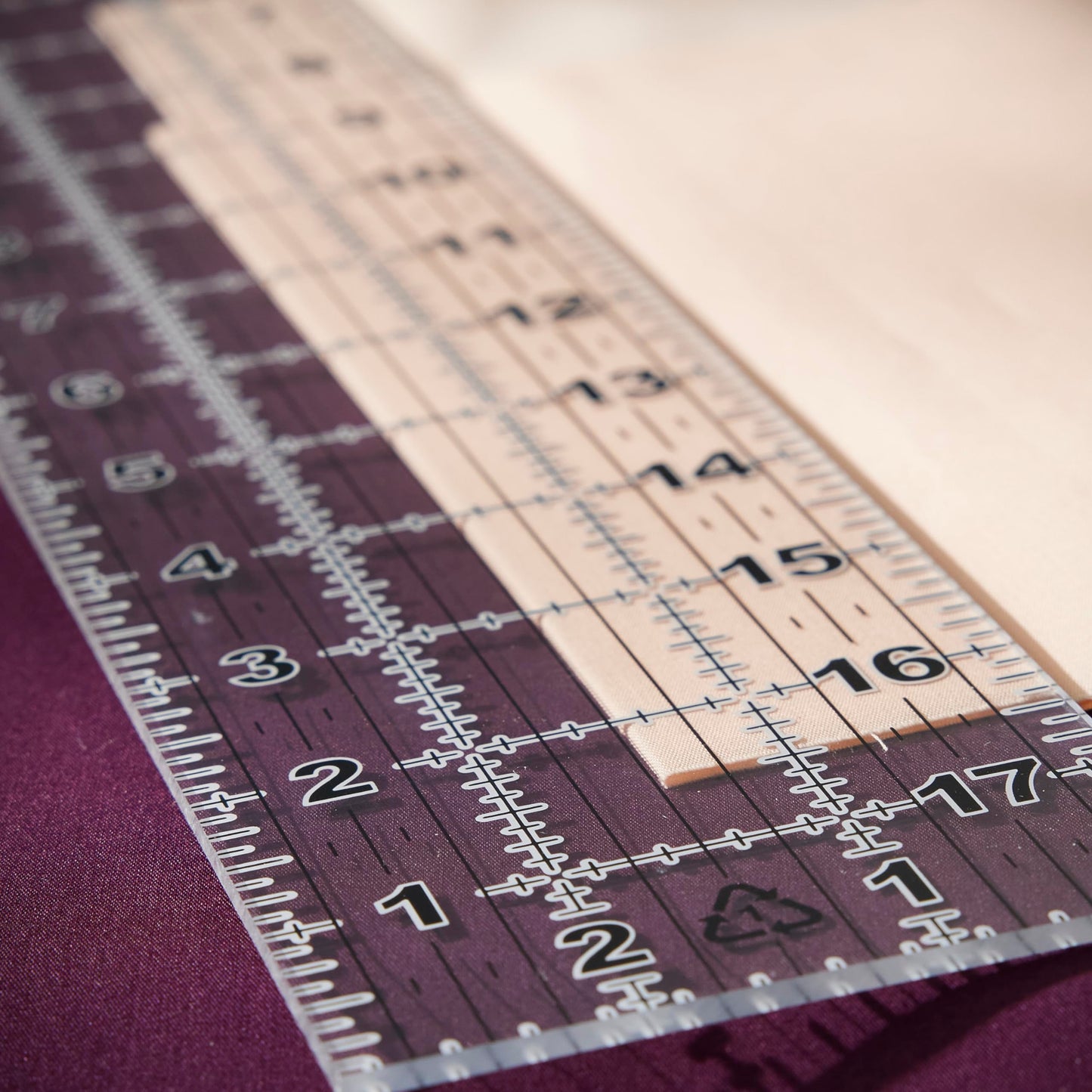 Fiskars Sewing Ruler, 3" x 18" Acrylic Ruler with Gridlines, Sewing and Quilting Supplies, Arts and Craft Supplies, Clear