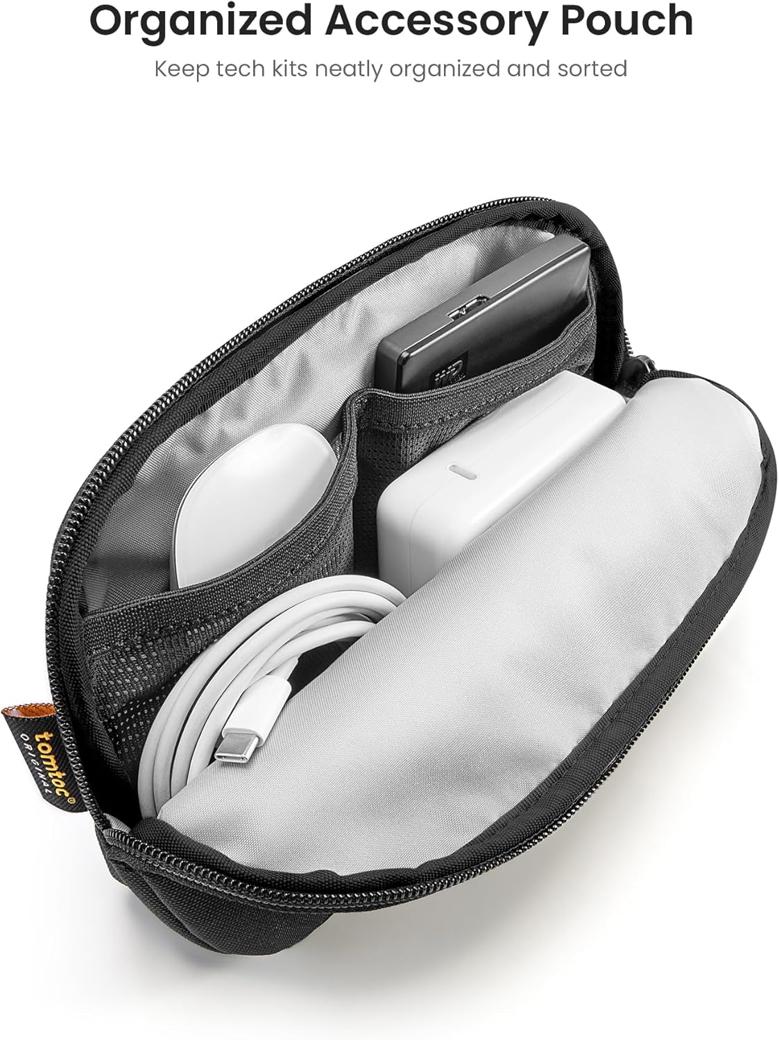 tomtoc 360 Protective Laptop Sleeve - Water-Resistant Case & Accessory Bag for 13" MacBook Air/Pro