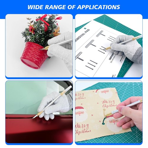 EHDIS Double Head Precision Hobby Knife Set 360 Degree Swivel Blade Craft Cutting Knife with Replacement Blades for Art, Working-Stencil, Scoring, Scrapbooking, Architecture Modeling, Crafting