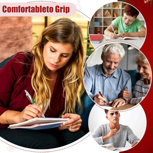 Yexiya 50 Pcs Sublimation Pen Blank Heat Transfer Sublimation Ballpoint Pen with Clip Shrink Wrap White Aluminum Customized Gift Personalized Favor for Christmas DIY Office School Stationery Supplies