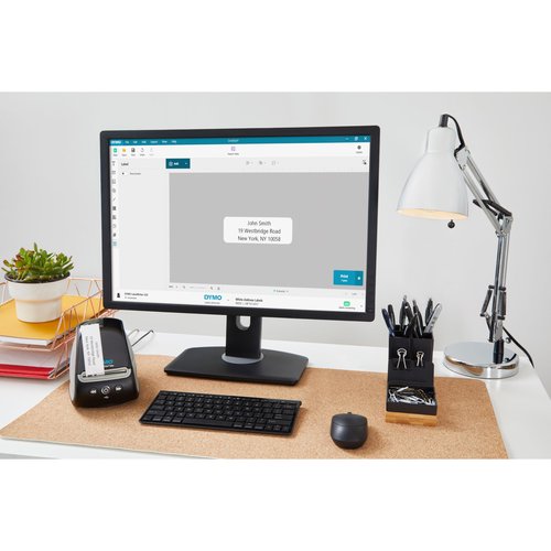 DYMO LabelWriter 550 Series Label Printer with Dymo-Branded Label Compatibility Automatic Recognition Low Waste Optimized Direct Thermal Printing and Plastic-Free Packaging