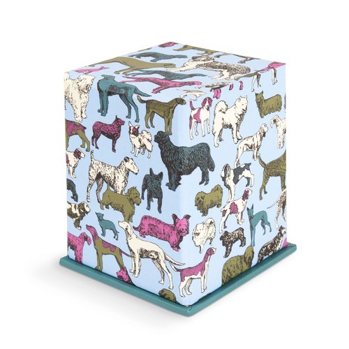 Galison Liberty Best in Show Porcelain Pen Pot from Galison - Porcelain Pen Holder, 3 x 3.75 x 3", Features Famous Best in Show Print from Liberty, Gold Gilded Edge, Perfect for Home or Office
