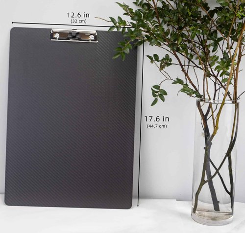 Carbon Fiber 11x17 Clipboard with Pen Holder,Ultra Lightweight Legal Tabloid Ledger A3 Clip Board,3k Twill Vertical or Landscape Clipboard for Drawing Sketching Art Classroom Office Supplies