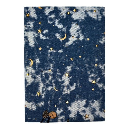 BLBMH Book Covers for Paperbacks Adjustable Fabric Book Sleeve Cover Protector Fit for 5.5x8.5 inch Hardcover Softcover Book Novels Notebook - Denim 8.5in