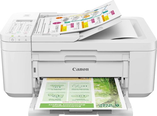 Canon PIXMA TR4720 Wireless All-in-One Inkjet Printer - Print, Copy, Scan, Fax | 4800 x 1200 dpi, White