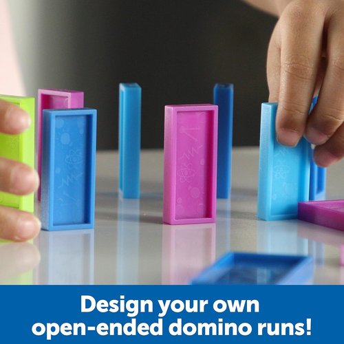 Learning Resources Domino Action STEM Explorers - 59 Pieces Educational Toy for Kids Age 5+