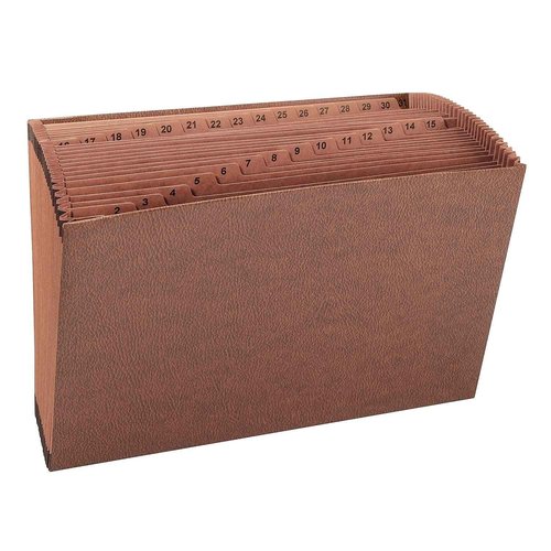 Smead TUFF Expanding File, Daily (1-31), 31 Pockets, Legal Size, Redrope-Printed Stock (70469)