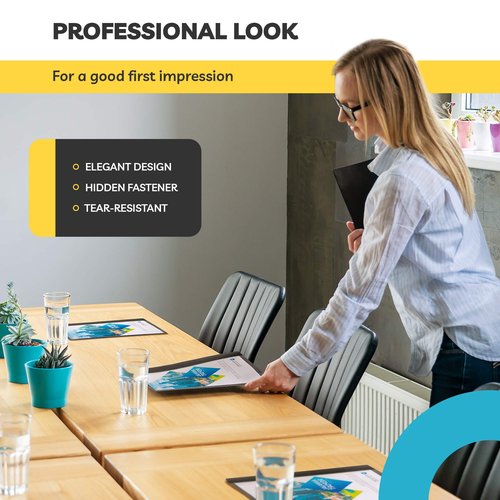 Report Covers - (Set of 30), 8.5 x 11" Letter Size, Clear Front Folders - Ideal for Presentations, Resumes & Keeping Your Documents Neat and Professional
