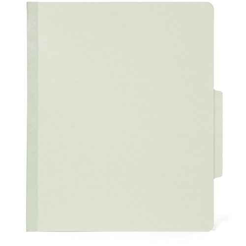 10 Letter Size Gray Green Classification Folders - 1 Divider 2 Inch Tyvek Expansions - Durable 2 Prongs Designed to Organize Standard Medical Files, Office Reports - Letter Size, Green, 10 Pack