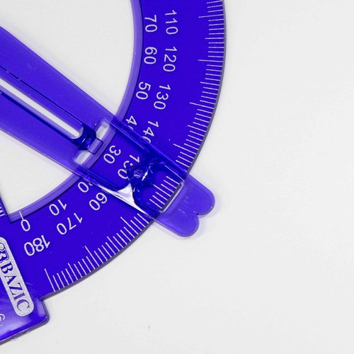 BAZIC Products Geometry Math Compass Set w/Scale-Arm, 6" Swing Arm Protractor, & HB Wood Pencil, Inch Centimeter, Mathematical Drafting Drawing Tool, 24-Pack